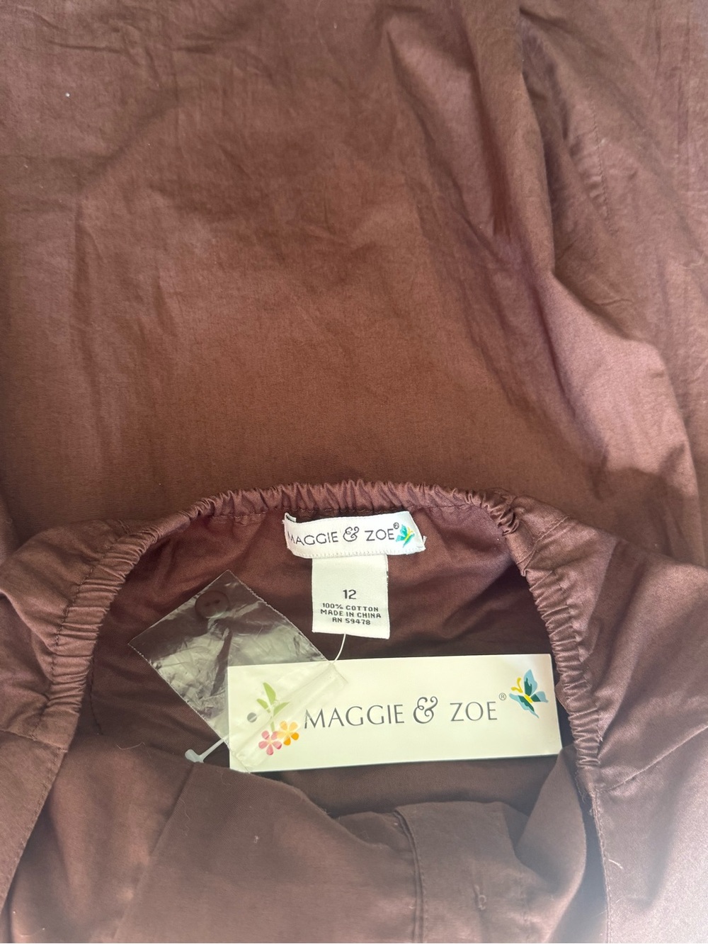 Maggie & Zoe Chocolate Brown Halter Tie-Waist Dress - Picture 6 of 10